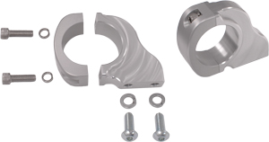 90-degree Solid Mounts for Custom Installation, Polished Finish